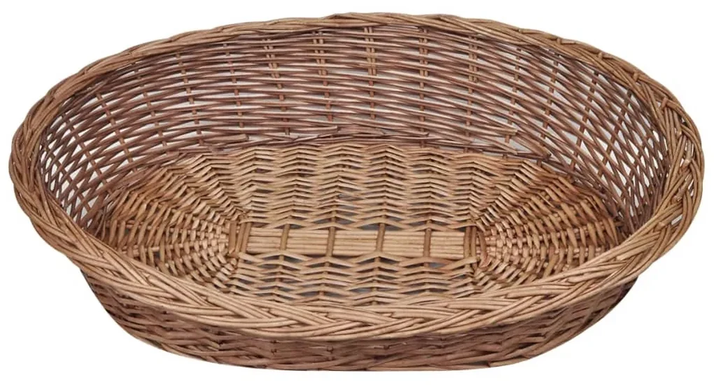Cesto per cani/lettino in vimini naturale 90 cm