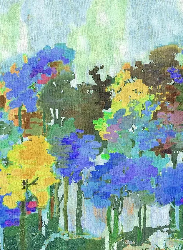 Jannelli & Volpi Carta da parati panoramica Funes - Multicolor Panel 1