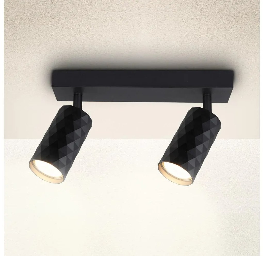 Brilagi - Faretto SELE DIAMANT 2xGU10/30W/230V nero