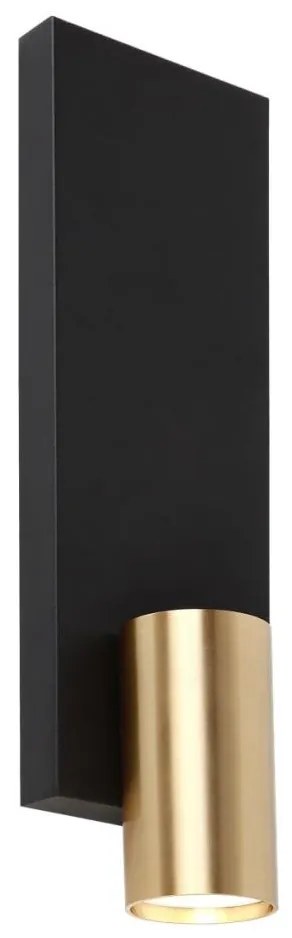 Faretto da parete GENESIS 1xGU10/8W/230V nero