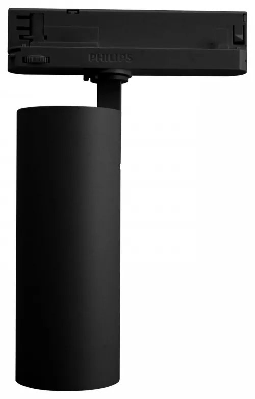 Faro LED 34W per Binario Trifase, 38°+60° Nero con driver Philips Colore  Bianco Caldo 2.700K