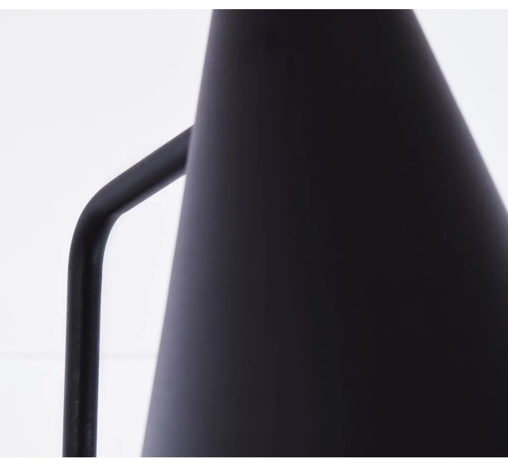 Lampada da tavolo nera, altezza 45 cm Lisboa - SULION