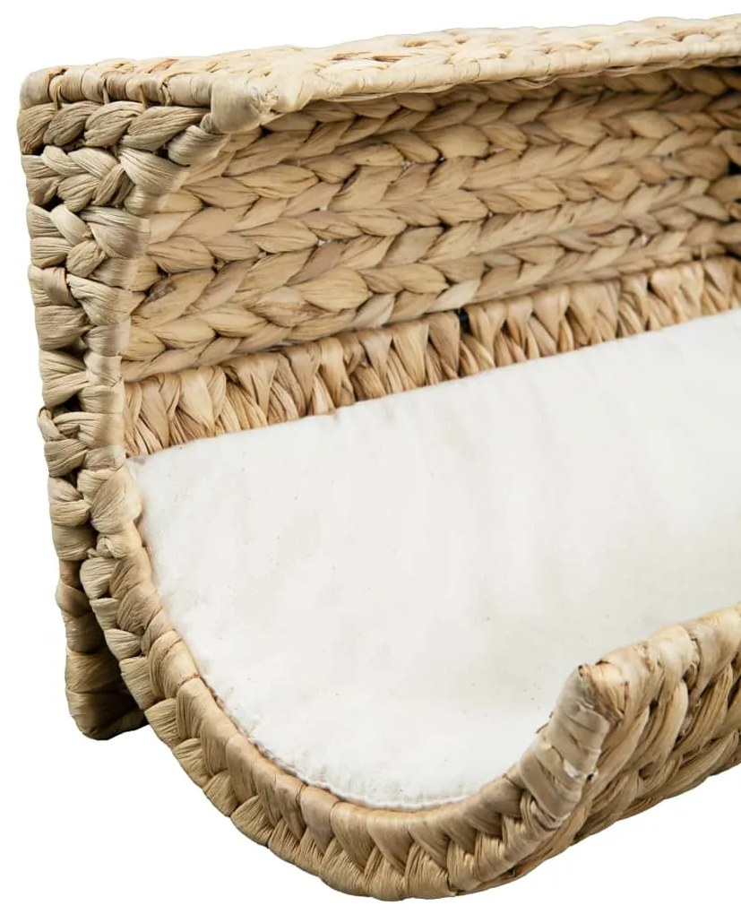 Cuccia per gatti con cuscino giacinto d'acqua 35x18x18 cm