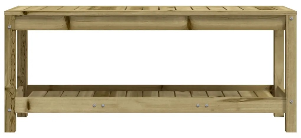 Panca da Giardino 108x35x45 cm Legno Massello Pino Impregnato