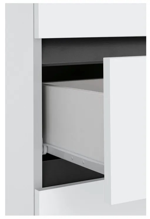 Mobile da bagno bianco , 38 x 130 cm Wisla - Støraa