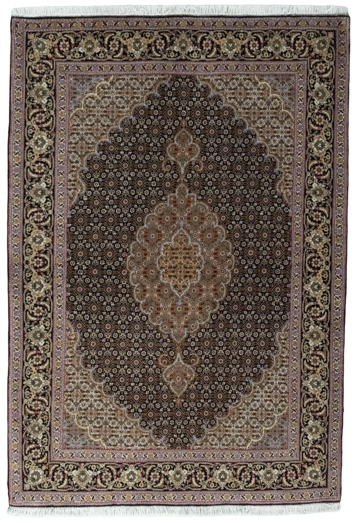 Tabriz Tappeto persiano 160x110 Blu (Iran) Annodato A Mano