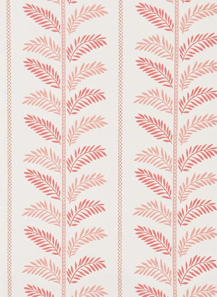 Nina Campbell Tapete Plumier - Coral/ Red