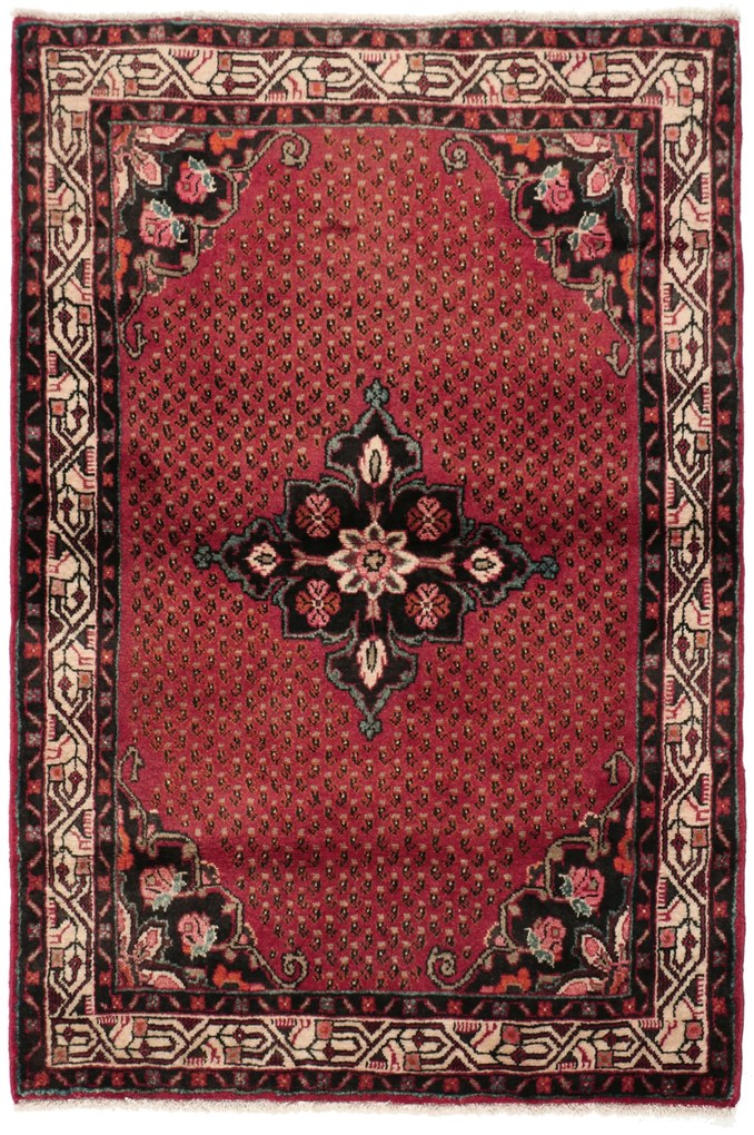 Hamedan Tappeto 110 x 160 (Iran) Annodato A Mano