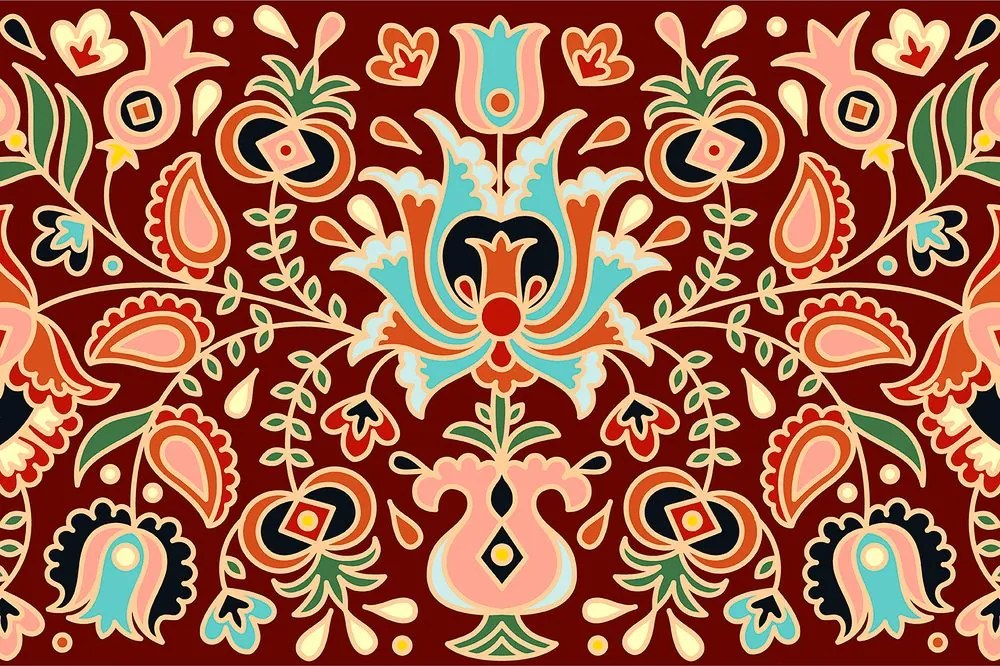 Carta da parati – Ornamento popolare