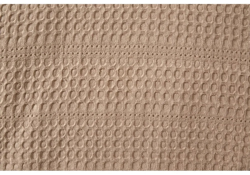 Copriletto beige in cotone 220x240 cm Lotus – Mijolnir