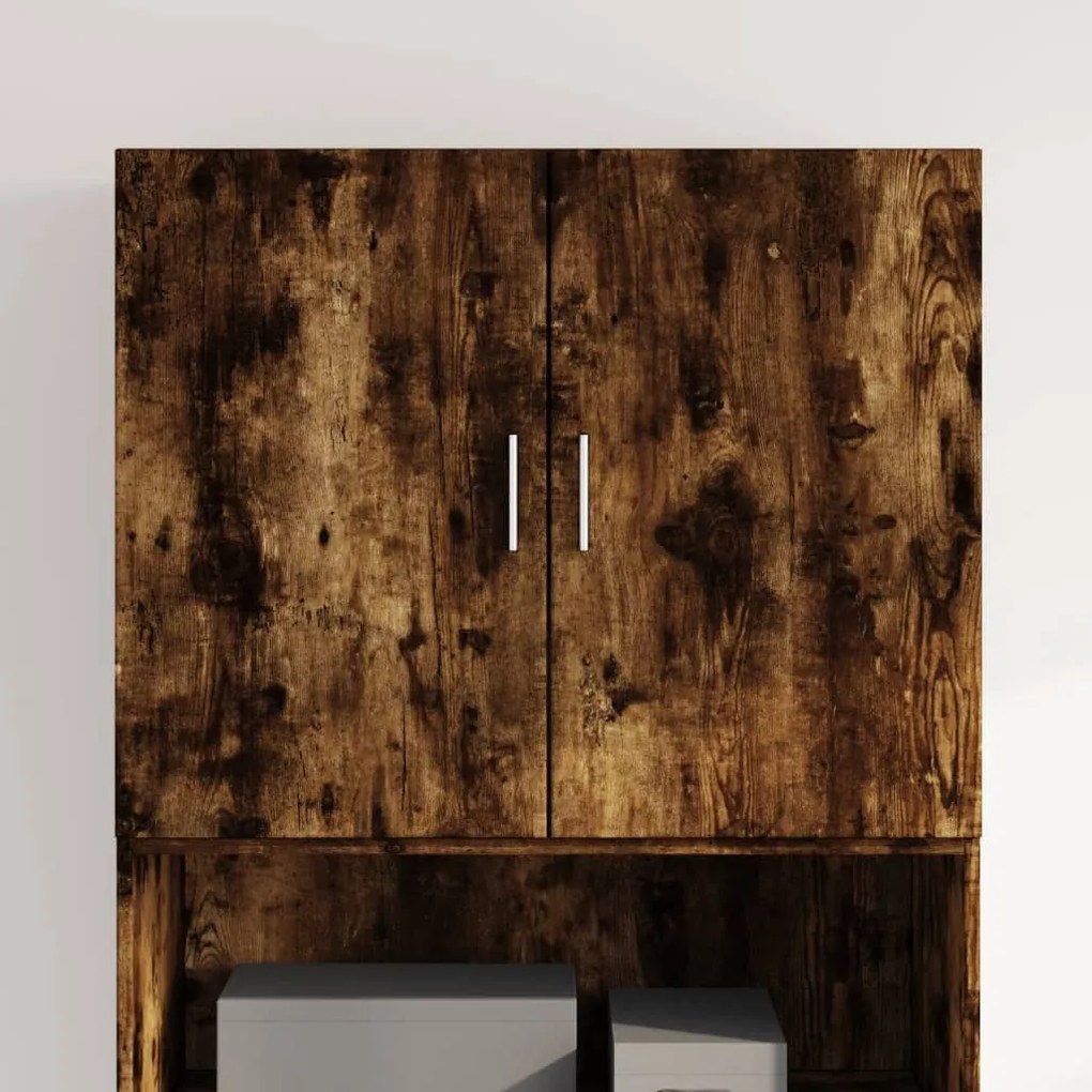 Mobile A Parete Rovere Fumo 80x42,5x64 Cm İn Legno Multistrato /