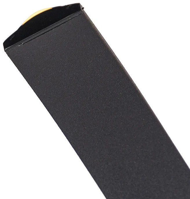 Lampada a sospensione di design nera dimmerabile con LED grande - Twisted