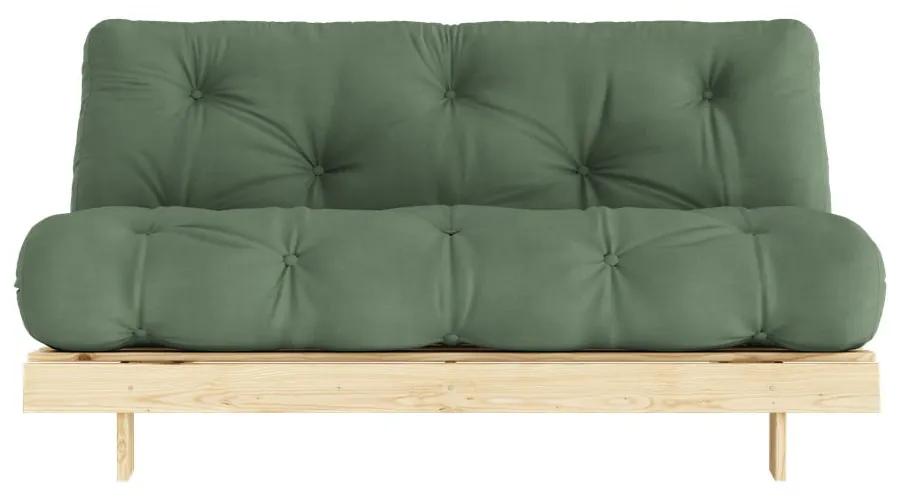 Divano letto verde 160 cm Roots - Karup Design