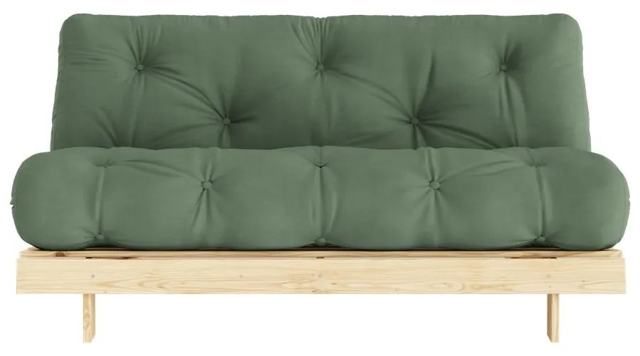 Divano letto verde 160 cm Roots - Karup Design