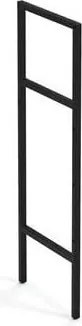 Montante Mobius V-PL in metallo nero - H95
