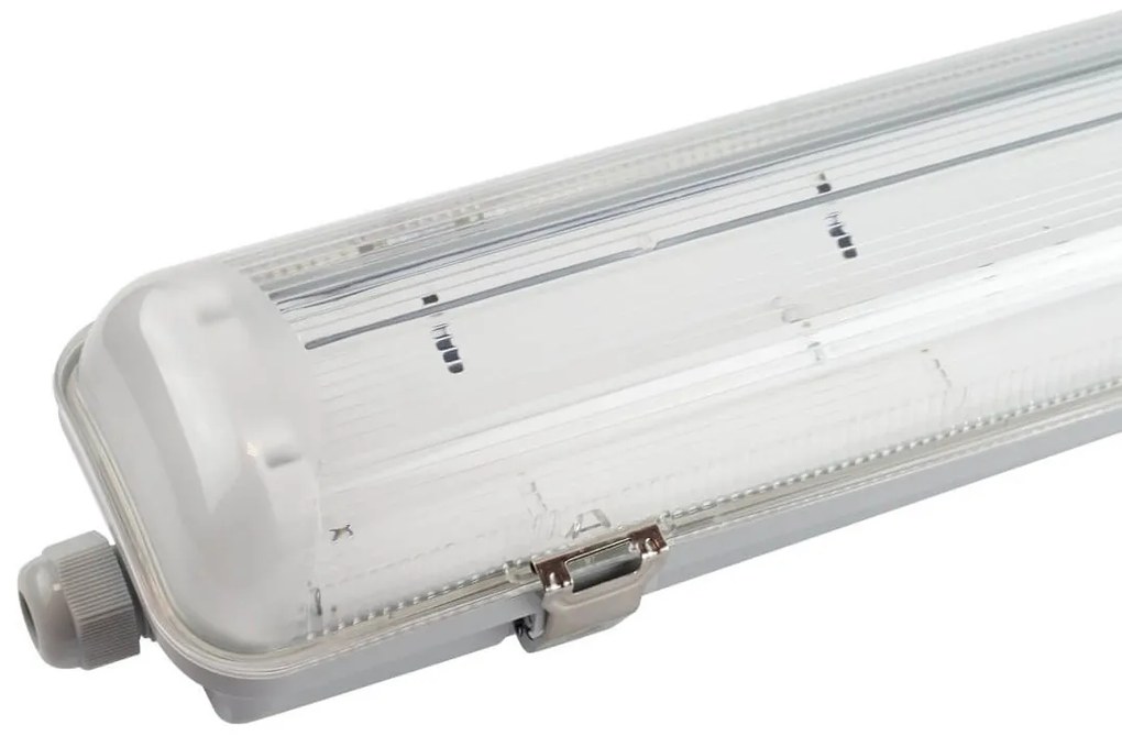 Plafoniera IP66 per 2 tubi LED 120cm - (Unilaterale) - Serie Professional