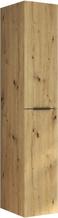 Colonna bagno 166 cm a due ante in rovere naturale | LAC-EFESTO-80 - KAMALU