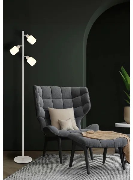 Globo 54114-3S - Lampada da terra TRENT 3xE14/25W/230V