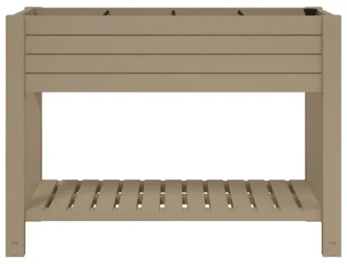 Fioriera da Giardino Marrone Chiaro 110x45x79 cm Polipropilene