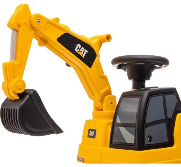 Bici a spinta scavatore CAT 2xAA giallo/nero