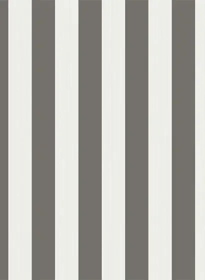 Cole & Son Carta da parati Regatta Stripe - Black/ White