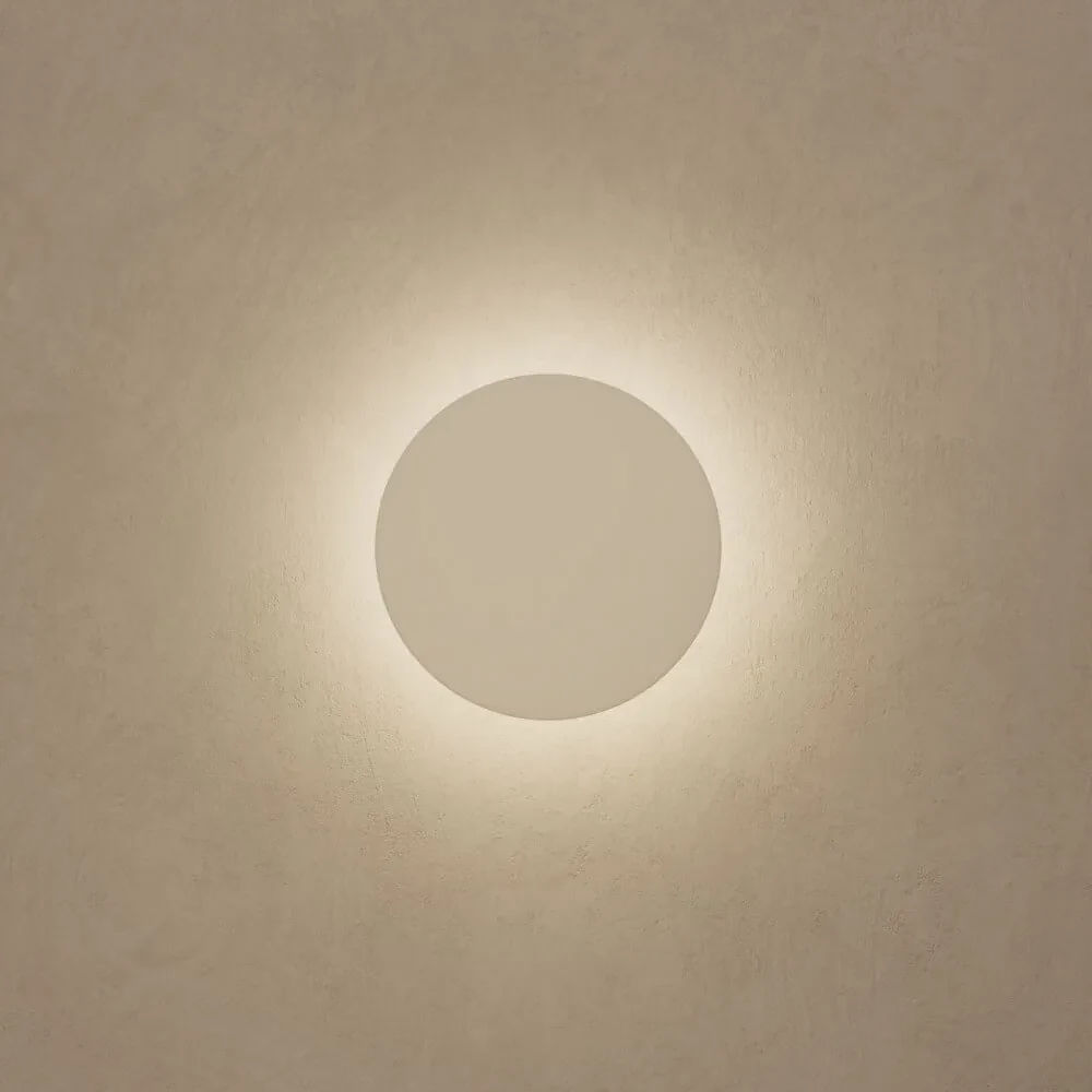 Applique LED IP65 Luce Indiretta, 12W, Tonda, Bianca Colore Bianco Naturale 4.200K