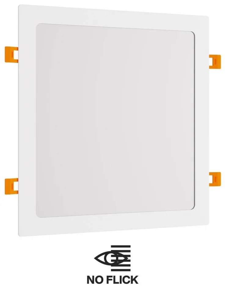 Pannello LED Quadrato 30W Foro 280x280mm 3.000lm no Flickering Colore Bianco Naturale 4.000K