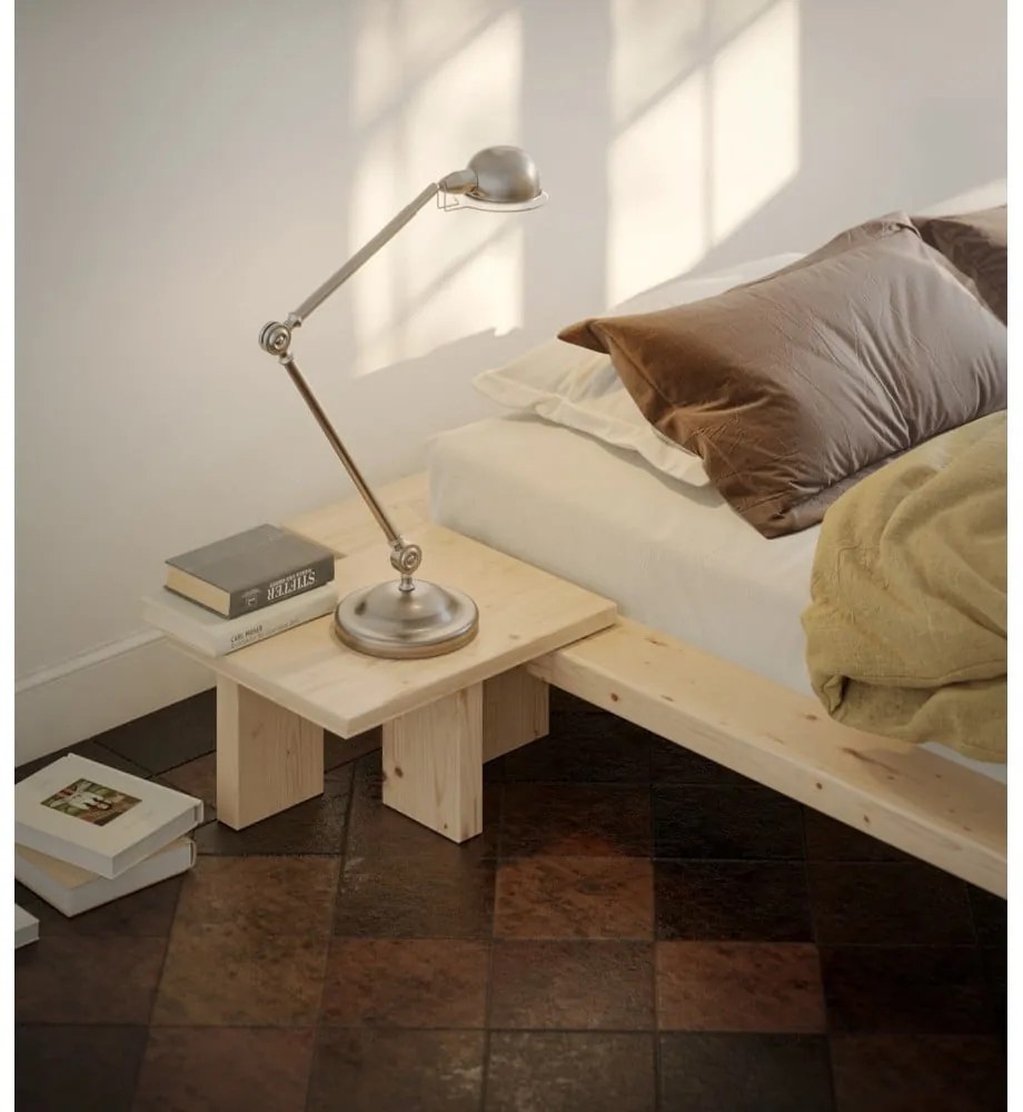 Comodino di colore naturale in pino massiccio Japan – Karup Design