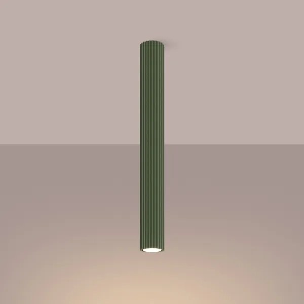 Sollux SL.1610 - Faretto KARBON 1xGU10/10W/230V 60 cm verde