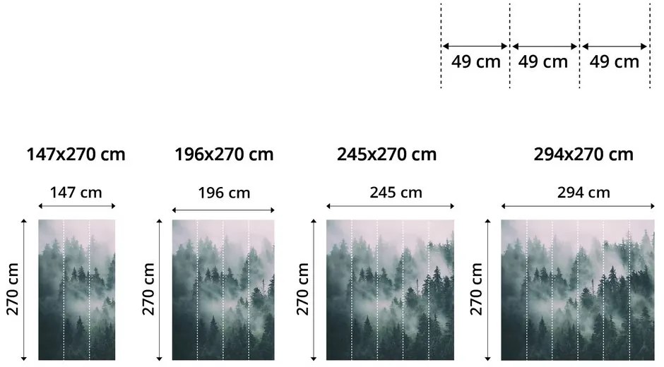 Carta da parati autoadesiva – Venature su foglie colorate