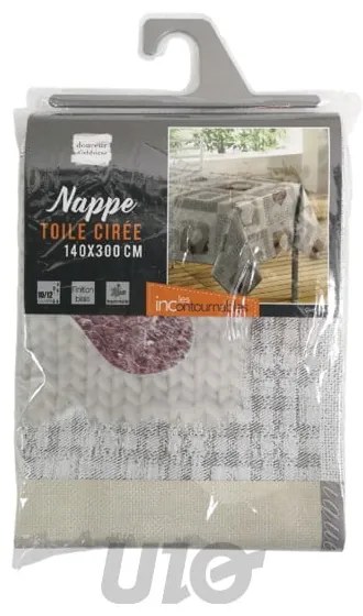 Tovaglia lavabile 140x300 cm Cozy coeur - douceur d'intérieur