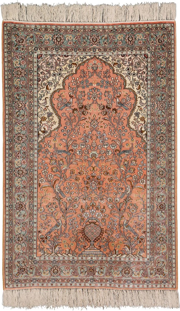 Hereke Tappeto orientale 80 x 120 Rosa (Cina) Annodato A Mano