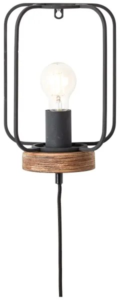 Brilliant - Lampada da parete TOSH 1xE27/52W/230V pioppo