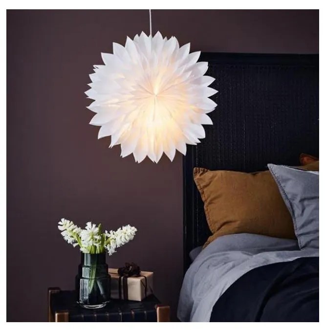 Markslöjd 705842 - Decorazione natalizia SOLINA 1xE14/25W/230V d. 48 cm bianca