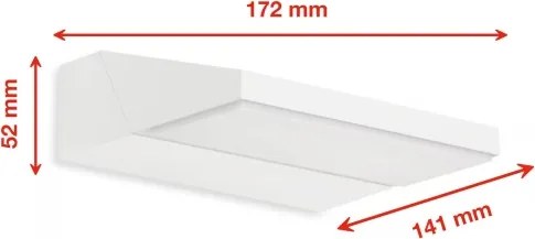 Telefunken - Applique da esterno LED/10W/230V IP44 bianca