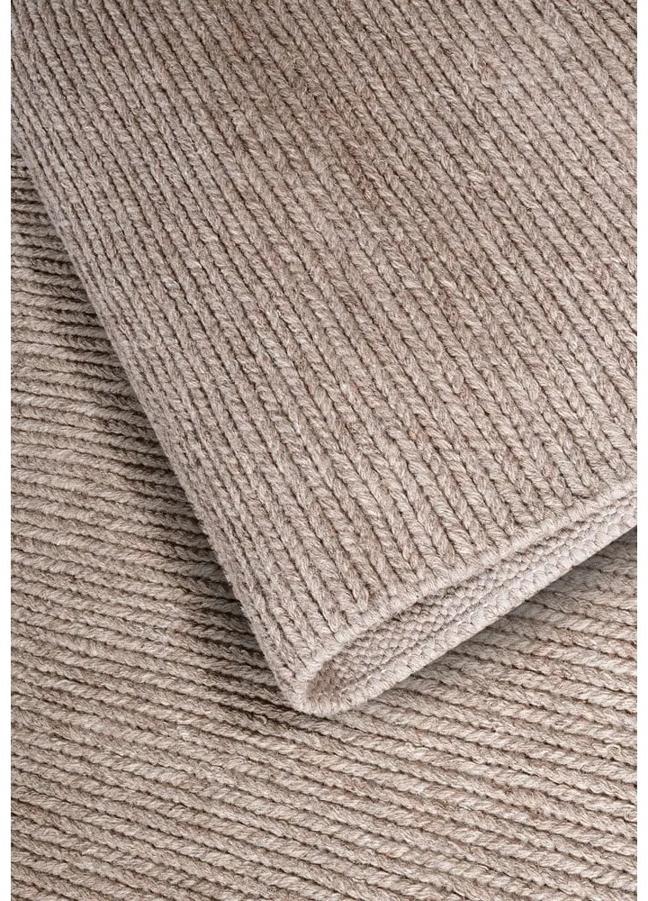 Tappeto marrone chiaro in lana intrecciata 60x90 cm Francois - Villeroy&amp;Boch