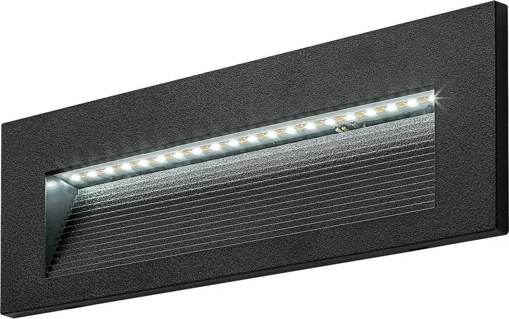 Rabalux 77190 - Applique da parete per esterni KAVALA LED/6W/230V IP65 nera