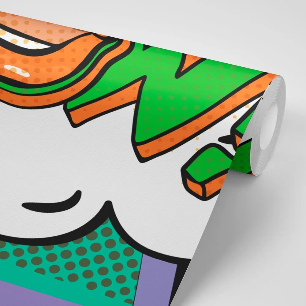 Carta da parati – Elegante pop art viola – WOW!