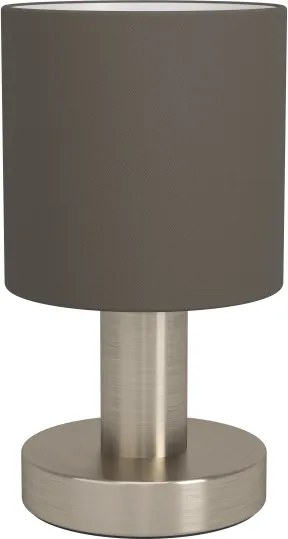 Eglo 31842 - Lampada da tavolo MONTETTO 1xE14/40W/230V marrone/cromo satinato