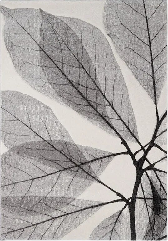 Tappeto Leaves in polipropilene beige chiaro L 230 x L 160 cm