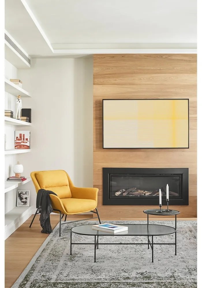 Poltrona gialla Sadira - Teulat