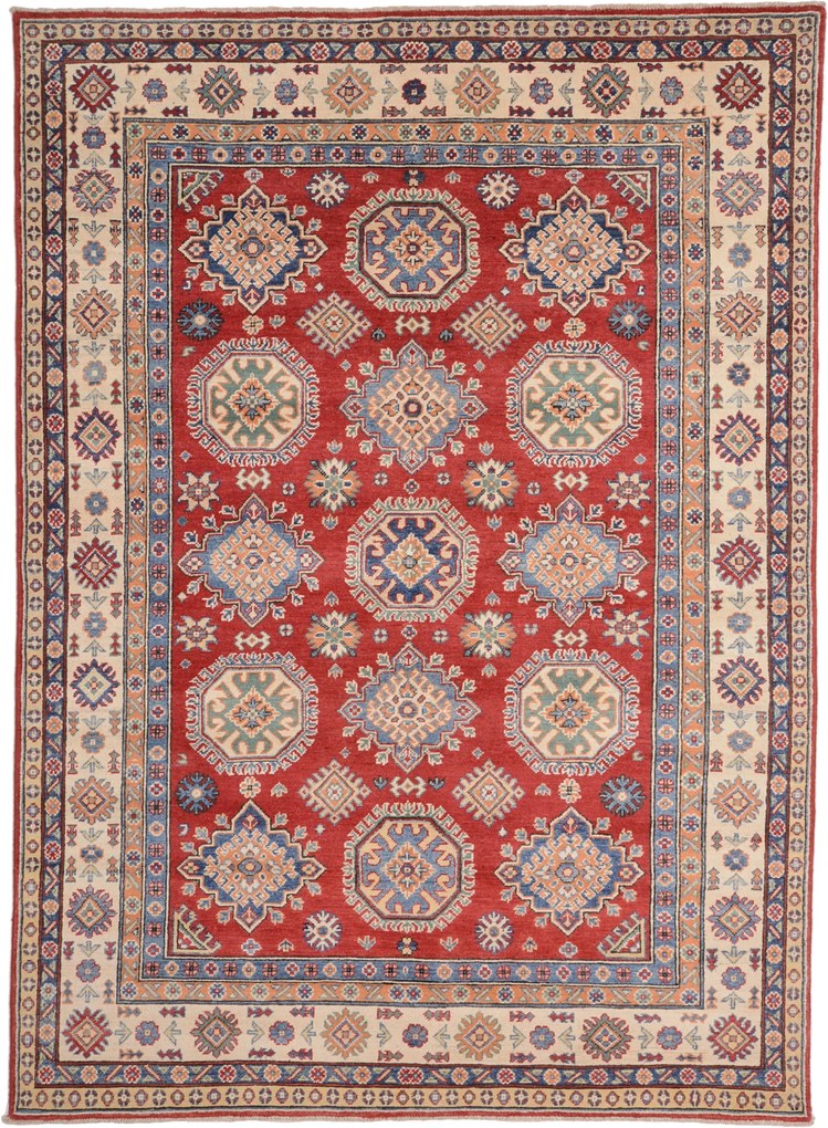Kazak Tappeto 240x170 (Pakistan) Annodato A Mano
