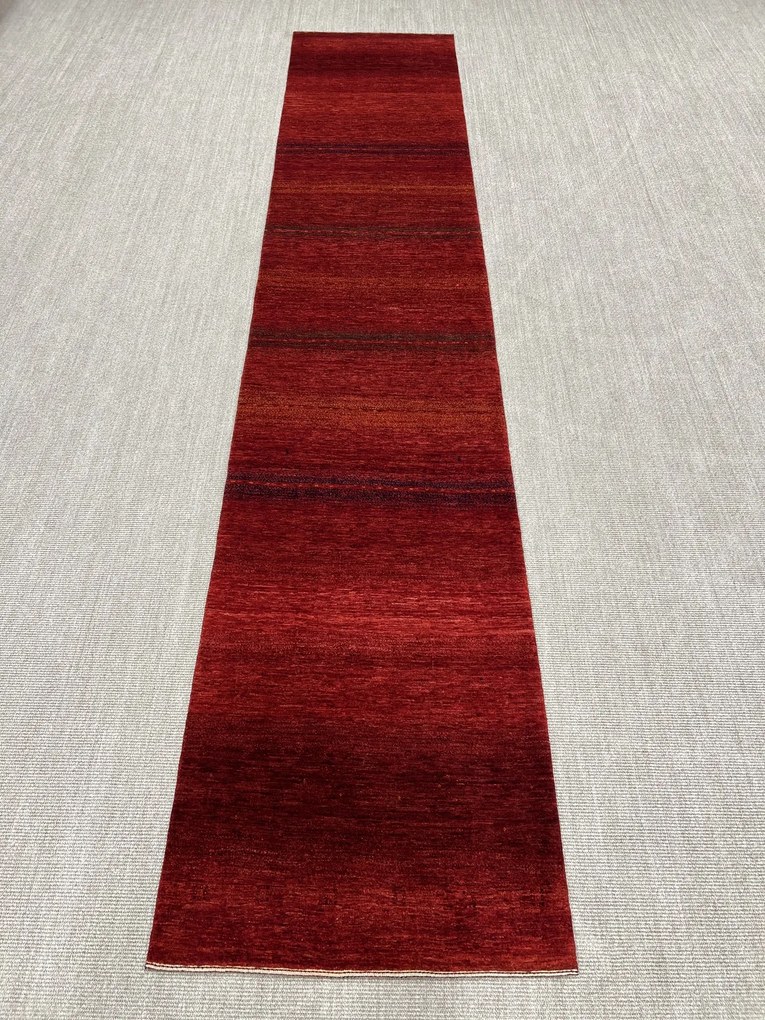 Loribaft Tappeto persiano 460x90 Rosso (Iran) Annodato A Mano