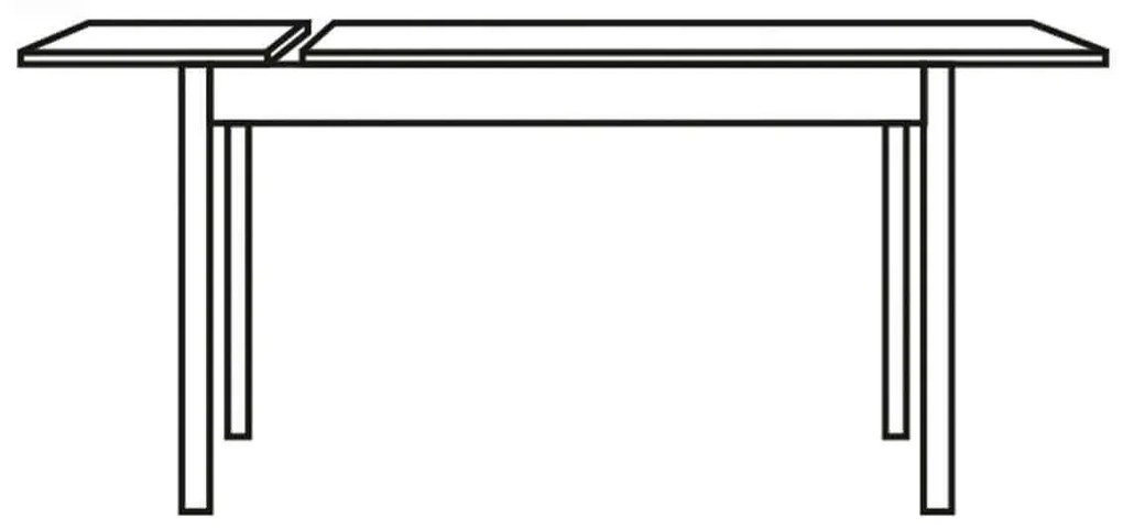 OSWALD - tavolo da pranzo moderno allungabile frassinato