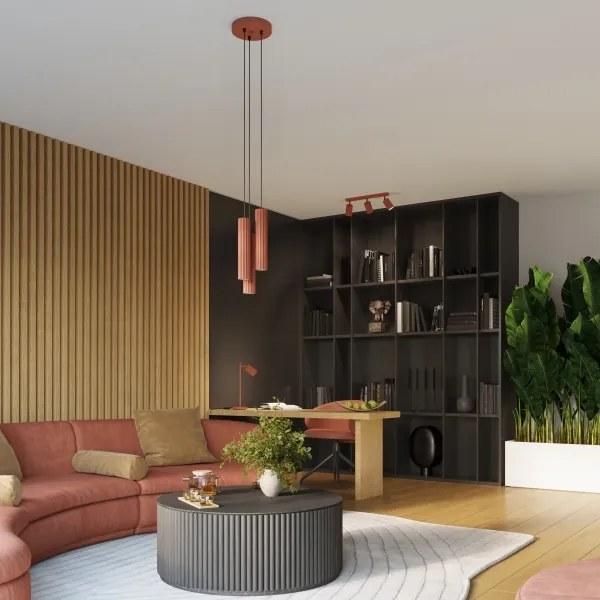 Brilagi - Applique CRESTO 1xGU10/10W/230V 10 cm rossa