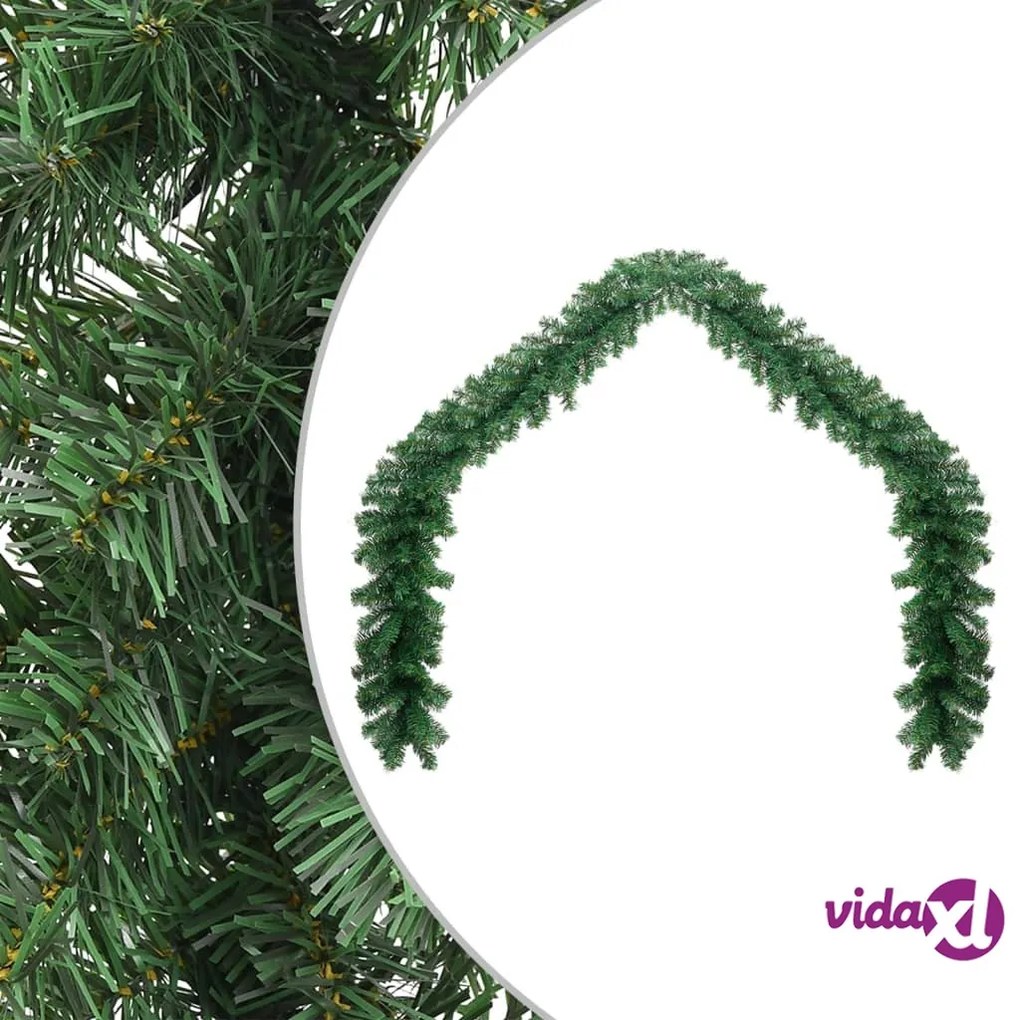 vidaXL Ghirlanda di Natale in PVC 5 m