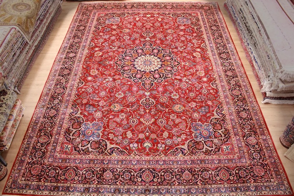 Kashan Tappeto persiano 520x370 (Iran) Annodato A Mano