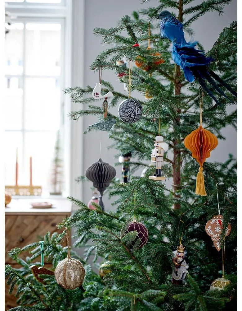 Decorazioni per albero di natale in set in legno 6 pz 13 cm Nikita – Bloomingville