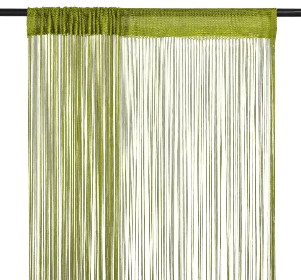 2 Pz Tende A Fili 140x250 Cm Verdi /