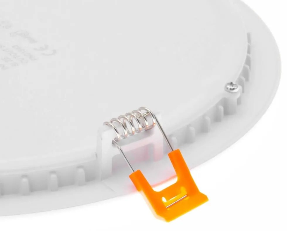 Pannello LED Rotondo 24W, 2.400lm, no Flickering, Foro Ø222-230mm Colore Bianco Caldo 3.000K